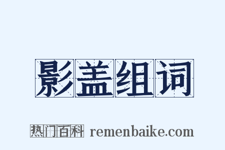 影盖组词是什么意思的图片